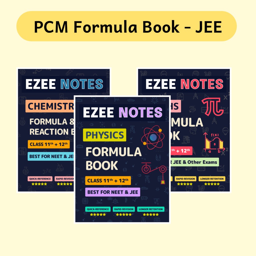 Physics + Chemistry + Maths Formula Book - For JEE