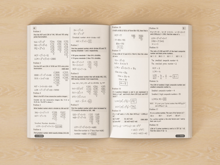 Maths & Science Combo Ezee Notes for Class 10 - Handwritten Notes